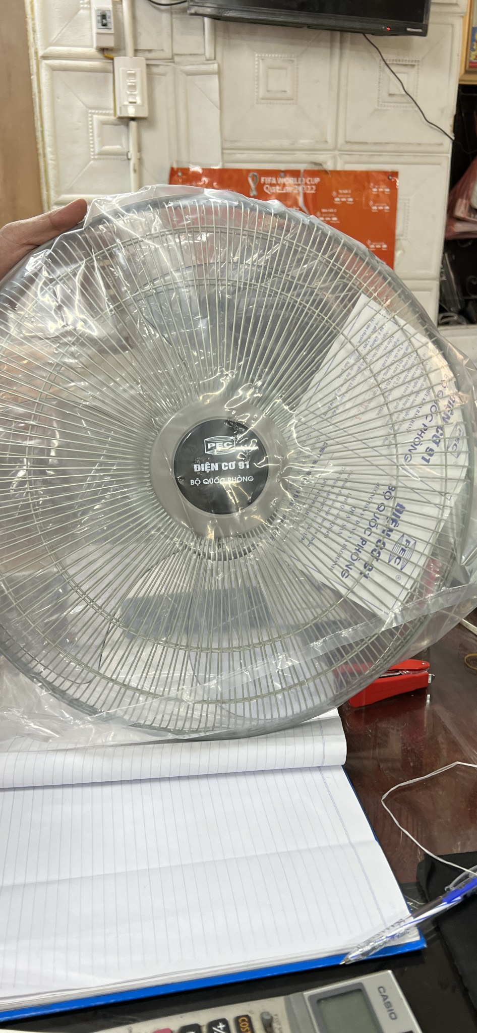 [HÀNG CHÍNH HÃNG] Quạt sàn điện cơ 91 QS400 (QS-400)