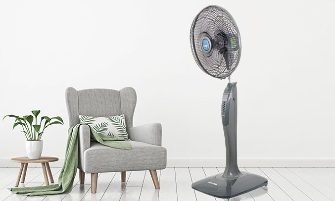 [HÀNG CHÍNH HÃNG] Quạt đứng Mitsubishi LV16-RB Xám đậm_ Xám nhạt_ Đỏ