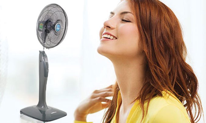 [HÀNG CHÍNH HÃNG] Quạt đứng Mitsubishi LV16-RB Xám đậm_ Xám nhạt_ Đỏ