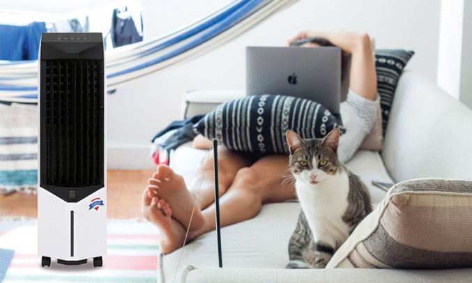 [CHÍNH HÃNG] Quạt điều hoà làm mát không khí BOSS S102 - xuất xứ Thương hiệu Nhật Bản