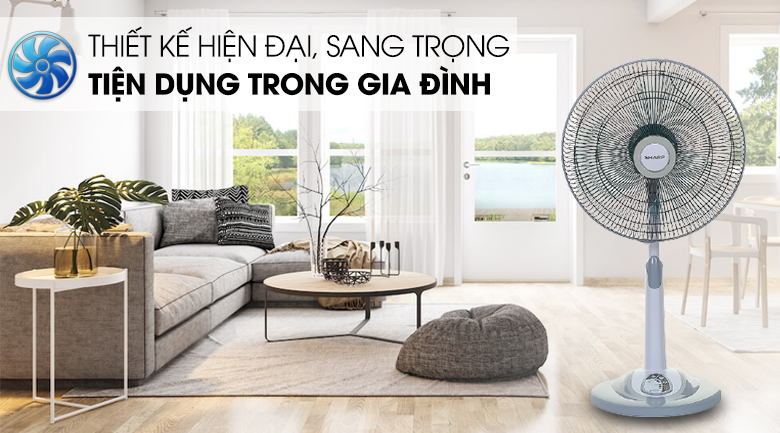 [Hàng chính hãng] Quạt lửng Sharp PJ-L40RV xuất xứ Malaysia