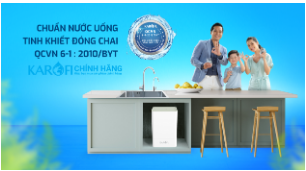 [HÀNG CHÍNH HÃNG] MÁY LỌC NƯỚC KAROFI KAQ-U65 - 10 LÕI