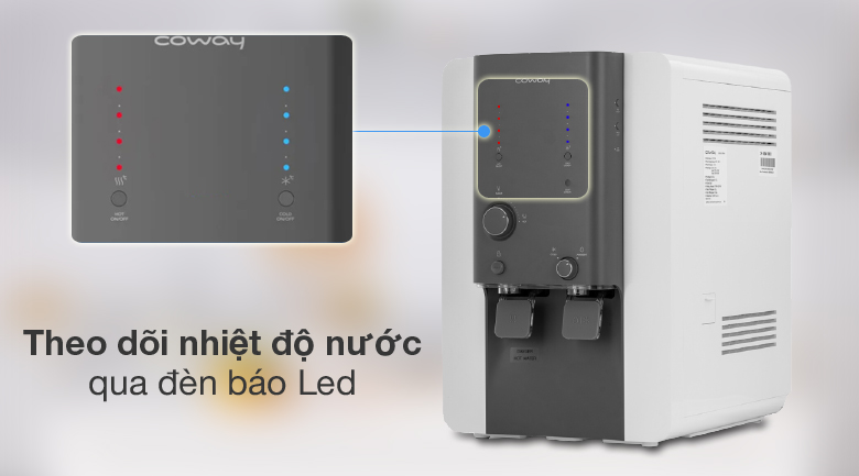 [HÀNG CHÍNH HÃNG] Máy lọc nước RO nóng ấm nguội lạnh Coway CHP-18AR 4 lõi