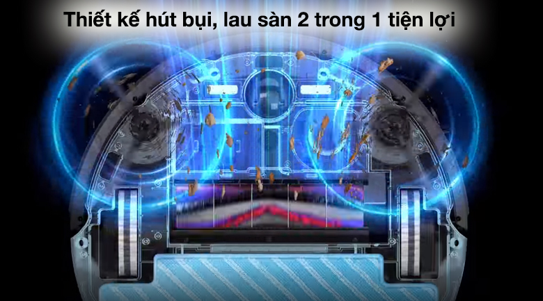 [HÀNG CHÍNH HÃNG] Robot hút bụi lau nhà Samsung VR05R5050WK/SV