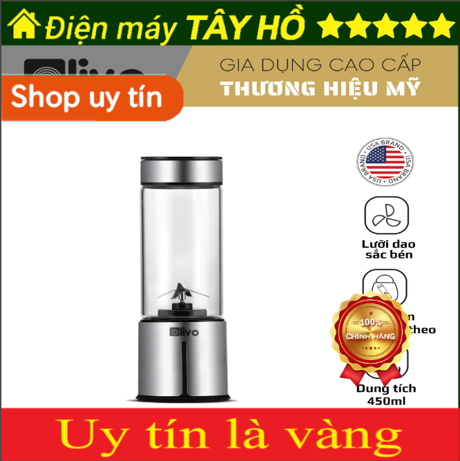 [GIẢM 20%] [HÀNG CHÍNH HÃNG] MÁY XAY SINH TỐ CẦM TAY MINI OLIVO PB01