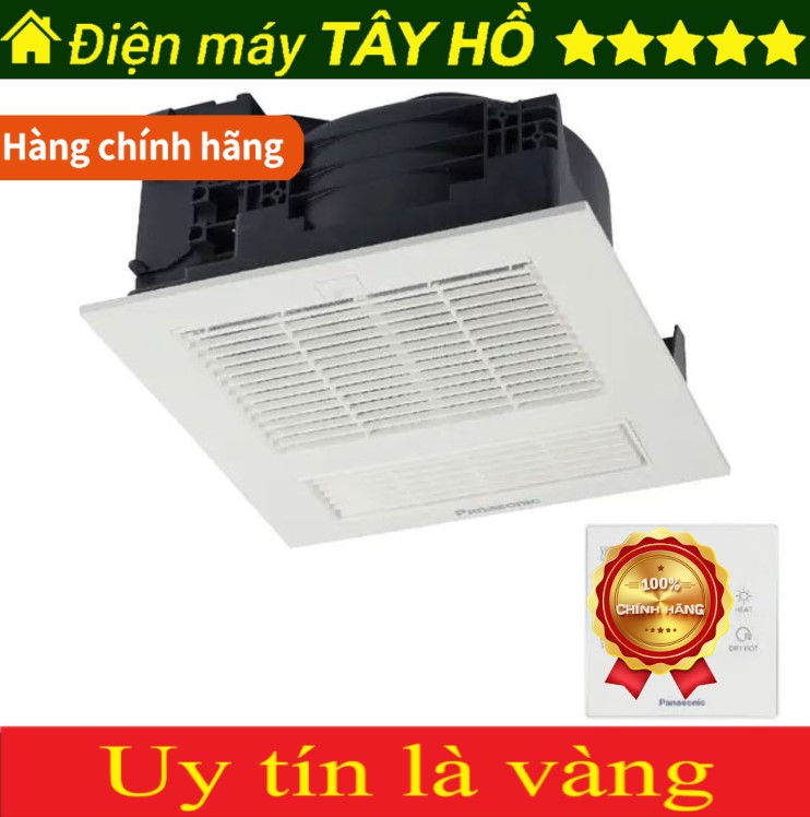 [GIẢM 30%] [CHÍNH HÃNG] Quạt hút âm trần sưởi ấm Panasonic FV-30BY1