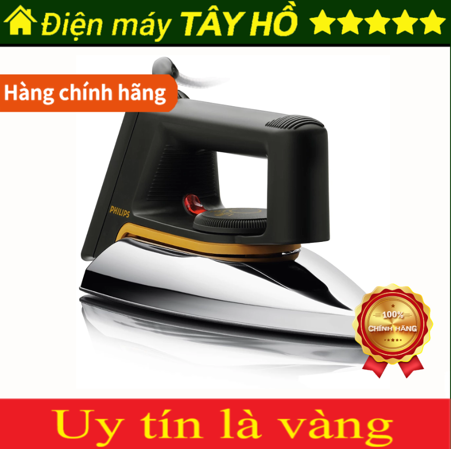 [HÀNG CHÍNH HÃNG] Bàn ủi khô Philips HD1172 1100W