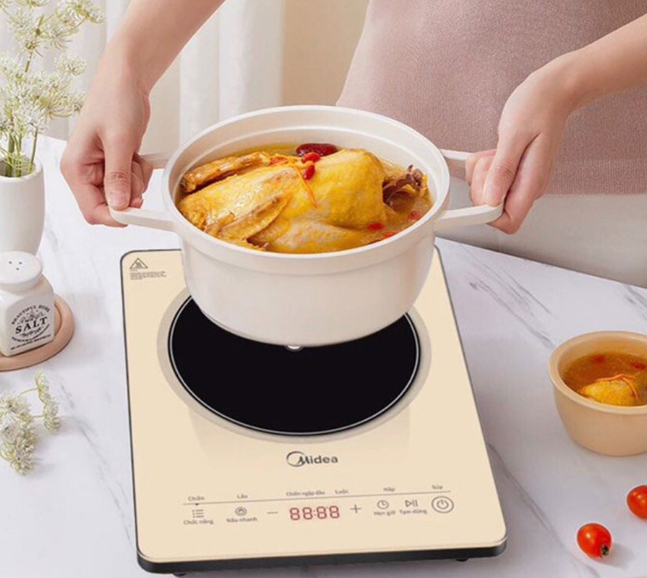 [HÀNG CHÍNH HÃNG] Bếp từ đơn Midea MIC221T0AGA / Midea MIC221T0AGG