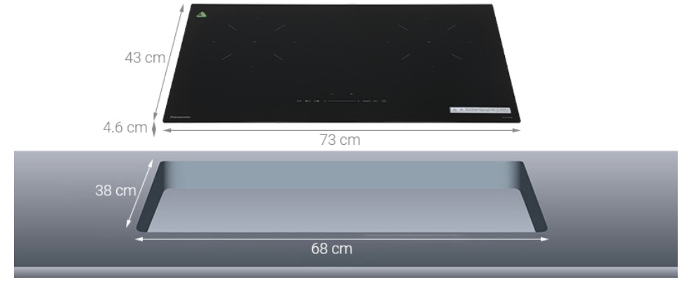 [HÀNG CHÍNH HÃNG] Bếp từ đôi Panasonic KY-R72AELYUE