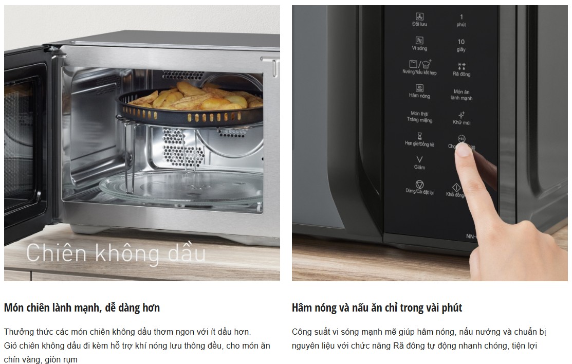 [HÀNG CHÍNH HÃNG] Lò vi sóng Panasonic Inverter 29 lít NN-CT56RBYUE