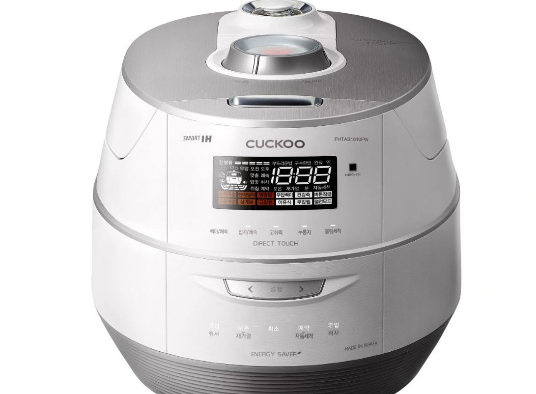 Nồi cơm điện cao tần áp suất kép Cuckoo CRP-FHTAS1010FW 1.8L (Lòng Inox)