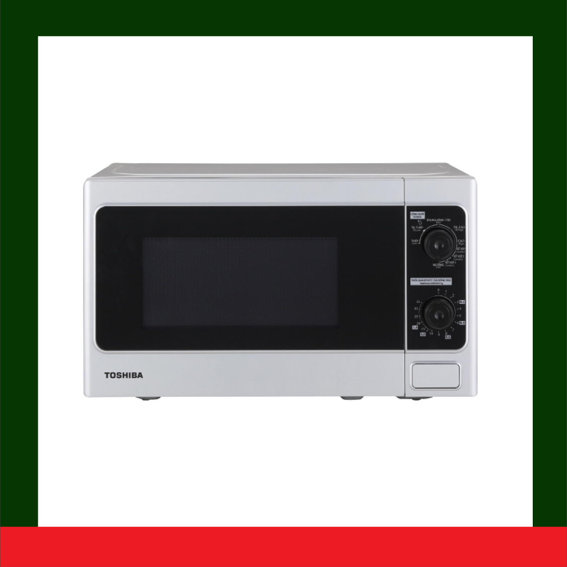 [HÀNG CHÍNH HÃNG] Lò vi sóng có nướng Toshiba ER-SGM20(S1)VN 20 lít xuất xứ Thái Lan