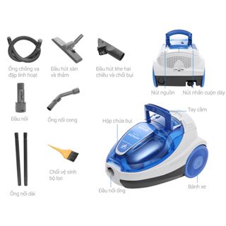[HÀNG CHÍNH HÃNG] Máy hút bụi Hitachi CV-SF18