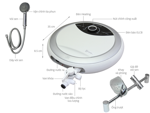 [Hàng chính hãng] Máy Nước Nóng ARISTON RMC45PE-VN