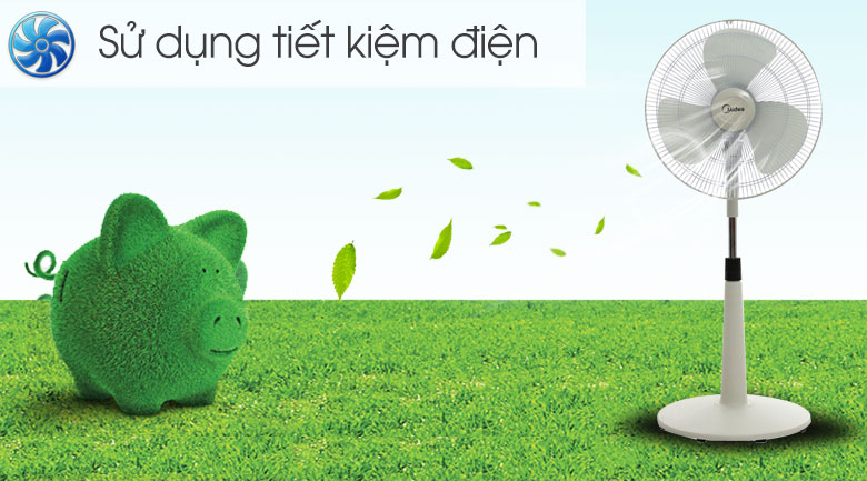 [Hàng chính hãng] Quạt lửng Midea FTS40-17VD, 36W, 3 mức gió, bạc thau