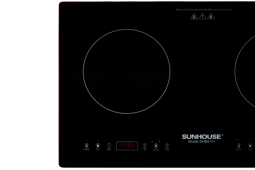 {HÀNG CHÍNH HÃNG} Bếp từ đôi lắp âm Sunhouse SHB9101