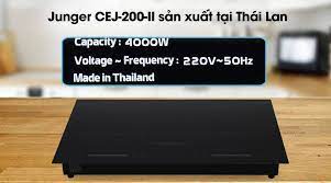 Bếp điện từ đôi Junger CEJ-200-II [ HÀNG CHÍNH HÃNG ]