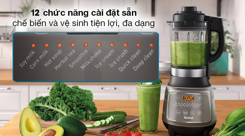 [HÀNG CHÍNH HÃNG] Máy làm sữa hạt đa năng Tefal BL967B66