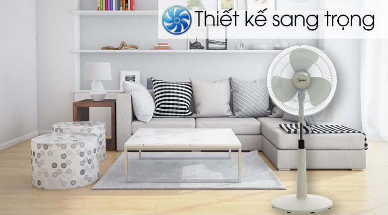 [Hàng chính hãng] Quạt lửng Midea FTS40-17VD, 36W, 3 mức gió, bạc thau