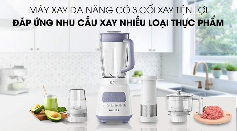 [HR2223/00][CHÍNH HÃNG] Máy xay sinh tố Philips HR2223