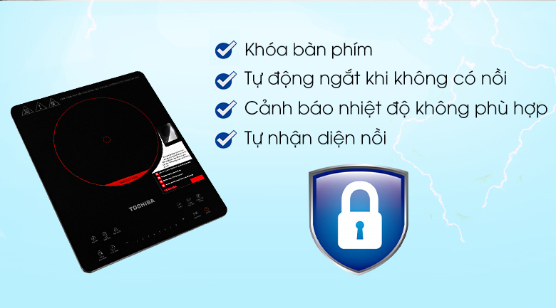 [HÀNG CHÍNH HÃNG] Bếp từ Toshiba IC-20S1PV