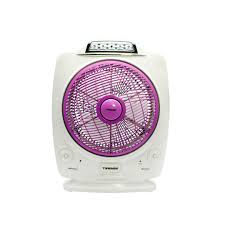 Quạt sạc tích điện có đèn Tiross TS917 (Hàng chính hãng)