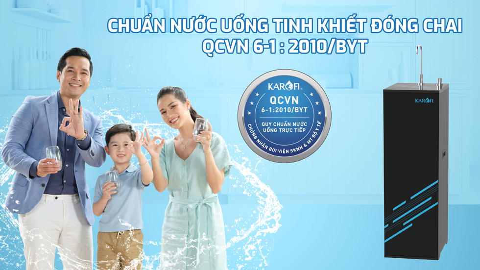 [HÀNG CHÍNH HÃNG] MÁY LỌC NƯỚC KAROFI KAQ-D20 - 11 LÕI
