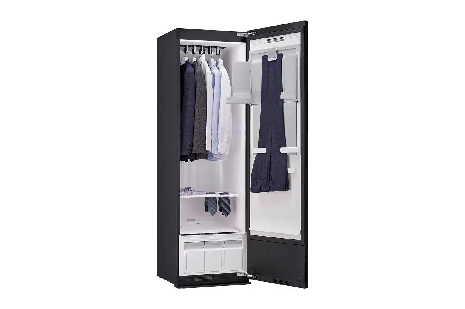 [GIẢM 30%] [CHÍNH HÃNG] Tủ chăm sóc quần áo thông minh LG styler SC5MNR4G 5 móc màu xanh lá cây