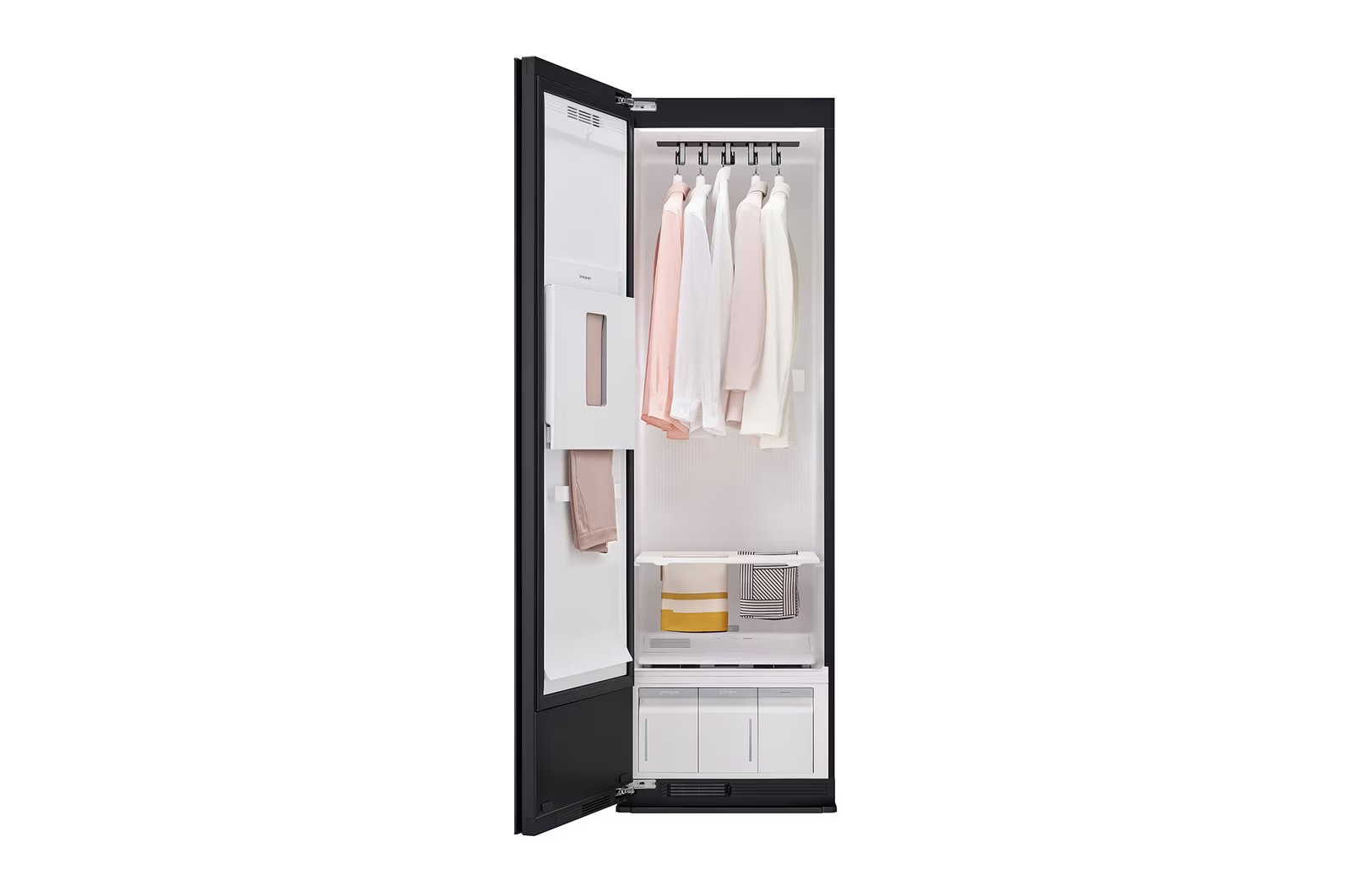 [GIẢM 30%] [CHÍNH HÃNG] Tủ chăm sóc quần áo thông minh LG styler SC5MNR4G 5 móc màu xanh lá cây