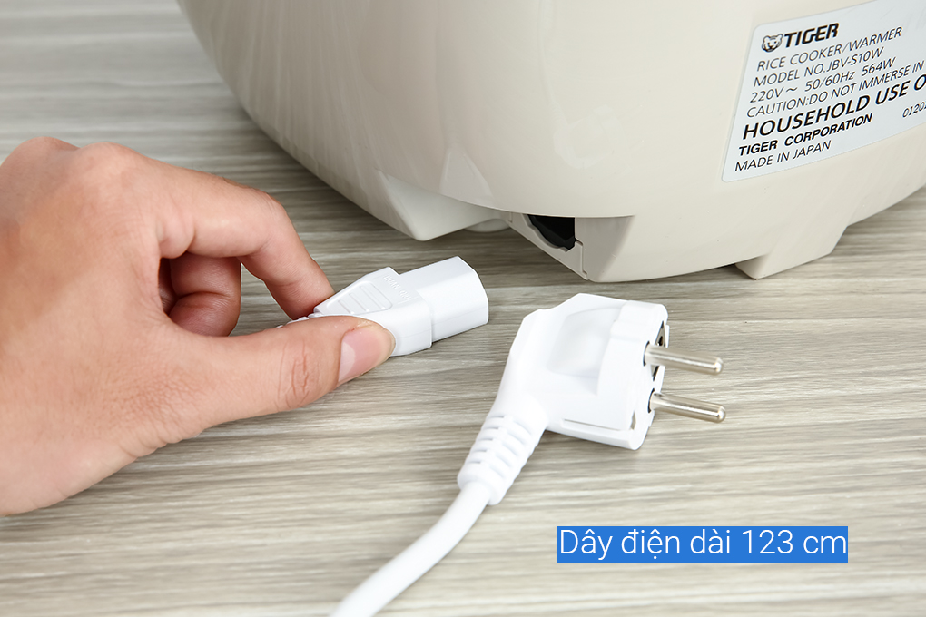 {HÀNG CHÍNH HÃNG} Nồi cơm điện tử Tiger 1.8 lít JBV-S18W