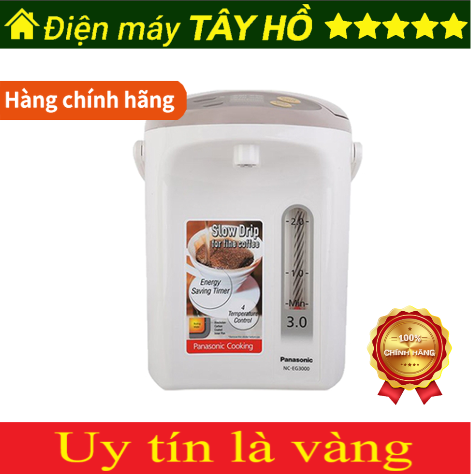 [CHÍNH HÃNG] Bình Thủy Điện Panasonic NC-EG3000CSY 3L