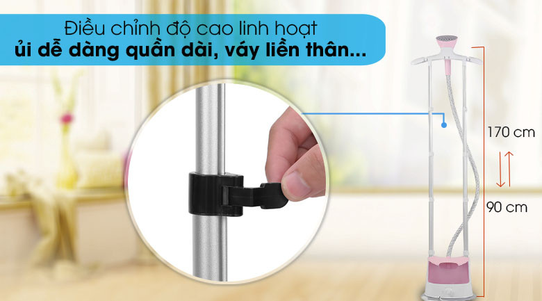 [HÀNG CHÍNH HÃNG] Bàn là cây 1800W Philips GC485/49 - Tặng thêm cầu là vải