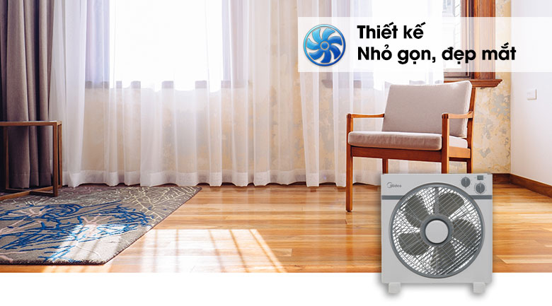 [HÀNG CHÍNH HÃNG] Quạt hộp Midea KYT30-15A