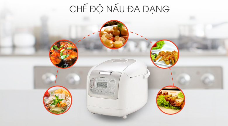 [CHÍNH HÃNG] Nồi cơm điện Toshiba RC-10NMF 1L