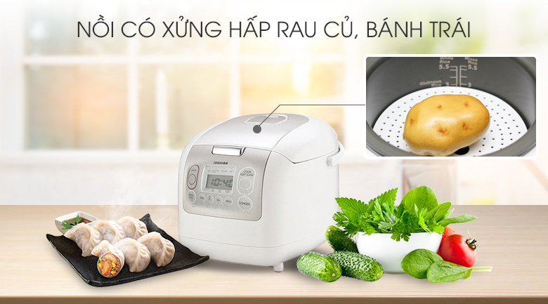 [CHÍNH HÃNG] Nồi cơm điện Toshiba RC-10NMF 1L