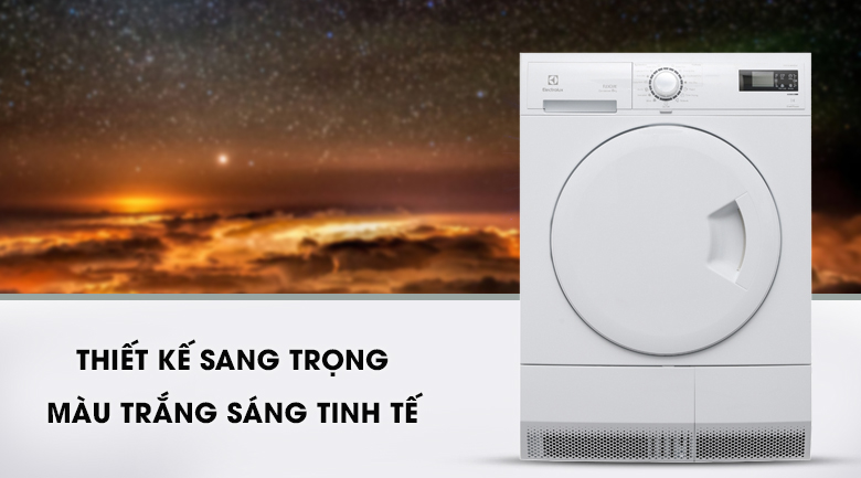 Máy sấy Eletrolux EDC2086PDW (hàng chính hãng)
