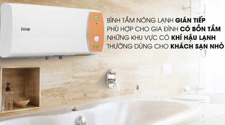 Bình nước nóng Ferroli VERDI 30L TE 30 lít (VDTE30)