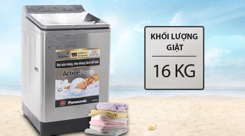 Máy giặt Panasonic Inverter 16 kg NA-FS16V5SRV