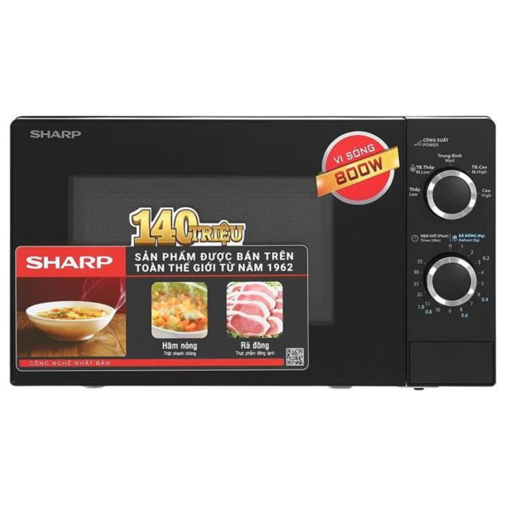 [HÀNG CHÍNH HÃNG] Lò vi sóng Sharp R-2030E-CH - 20 lít