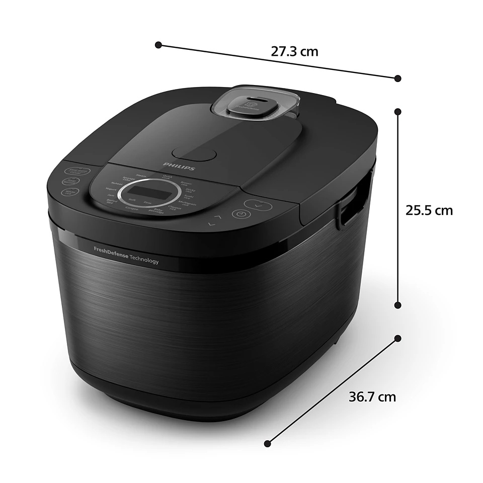 [HÀNG CHÍNH HÃNG] Nồi cơm điện tử Philips 1.8 lít HD4814/31