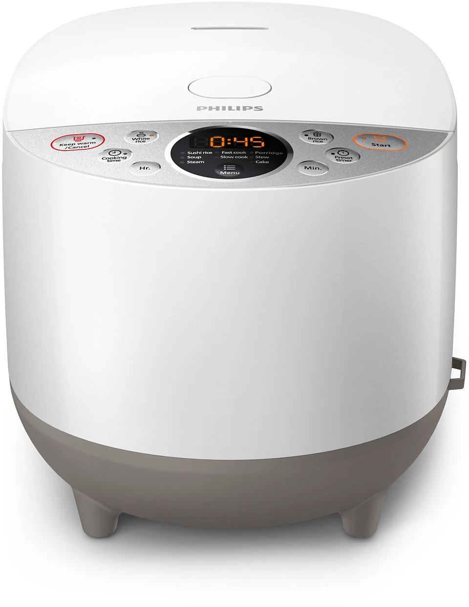 [HÀNG CHÍNH HÃNG] Nồi cơm điện tử Philips 1.8 lít HD4515/55