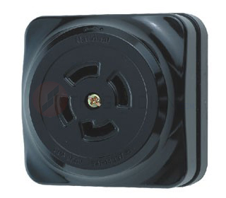 WK2420K-Ổ cắm locking gắn nổi 3P + Ground 20A 250VAC (Hàng chính hãng)