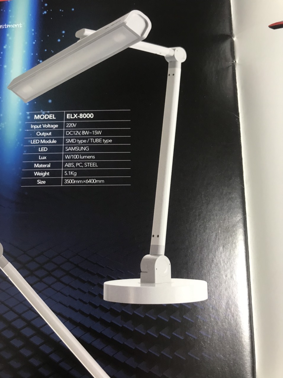 Đèn bàn led model ELX-8000