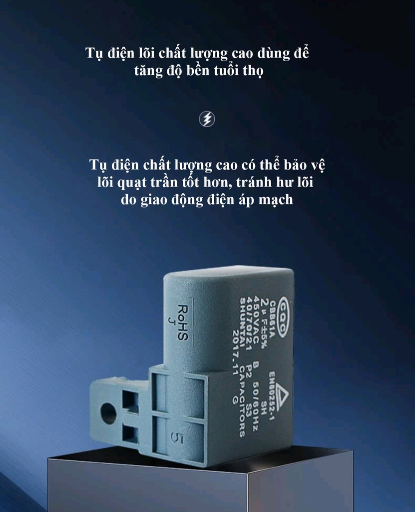 [GIẢM THÊM 50%] Quạt trần 5 cánh Midea FC140-DD