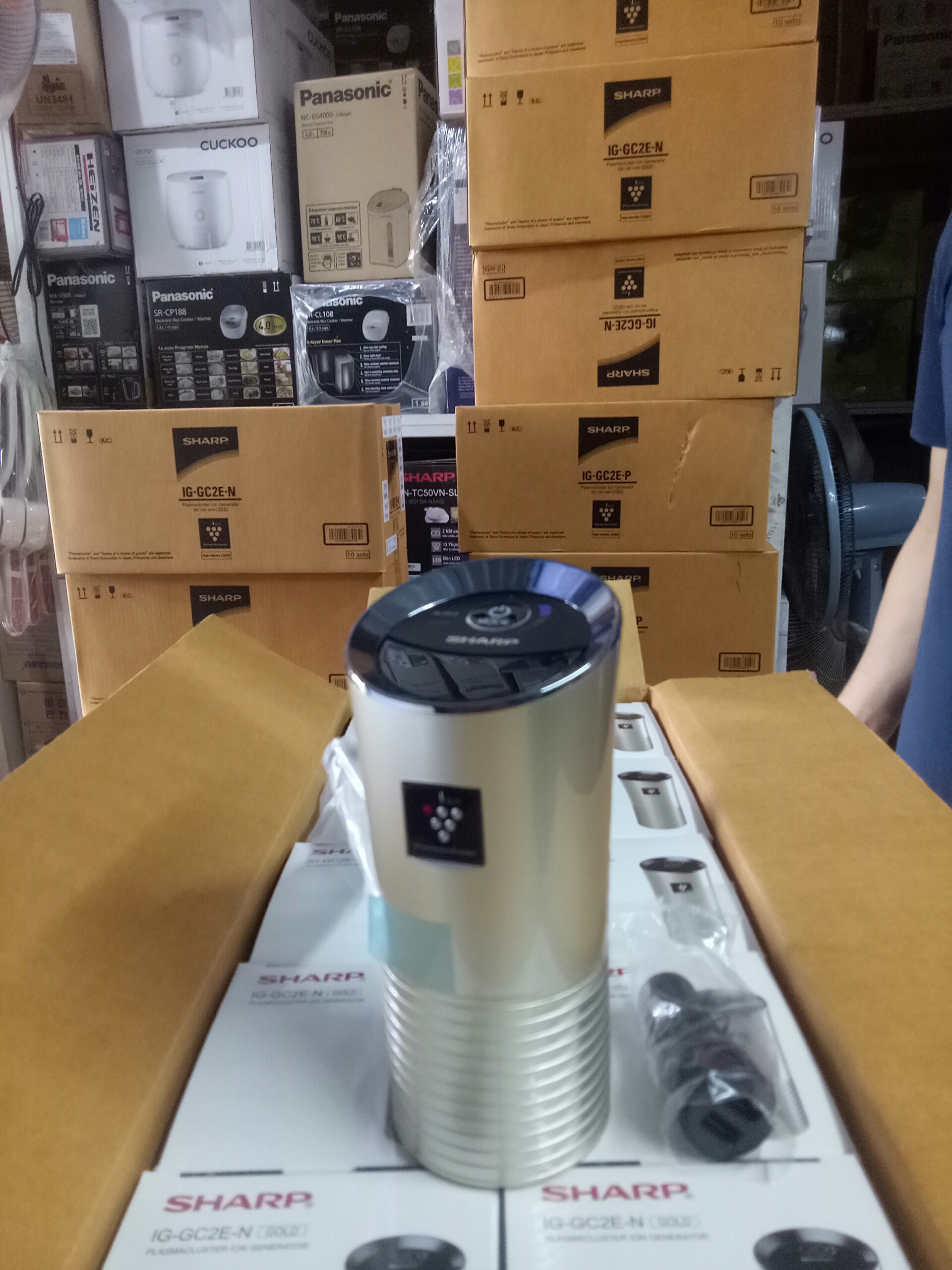 Máy Lọc Không Khí Trên Ô Tô Sharp IG-GC2E-P/N (Hàng chính hãng)
