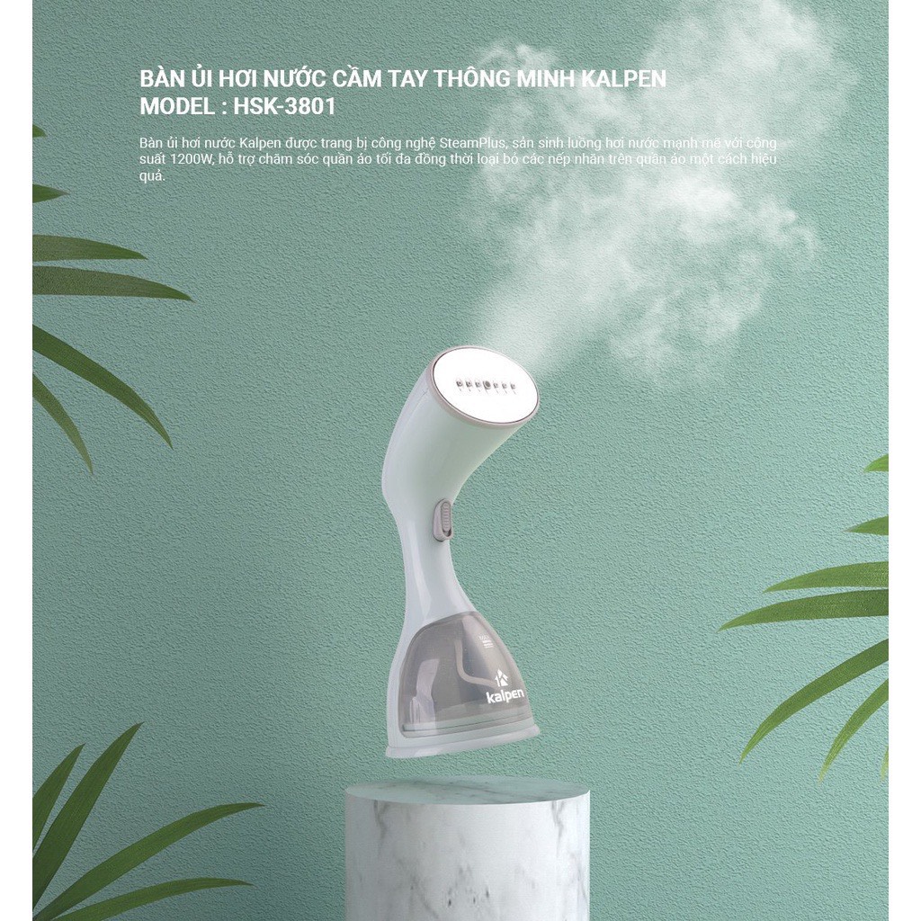 Bàn Ủi Hơi Nước Cầm Tay Thông Minh Kalpen