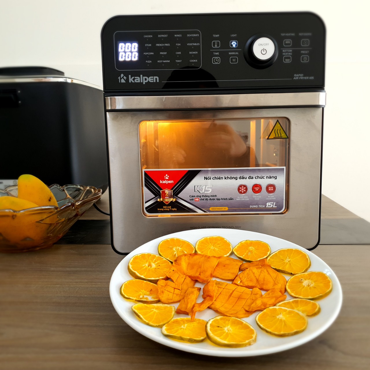 [HÀNG CHÍNH HÃNG] Nồi Chiên Không Dầu Cao Cấp Kalpen K15 ( bỏ mã không có hàng)