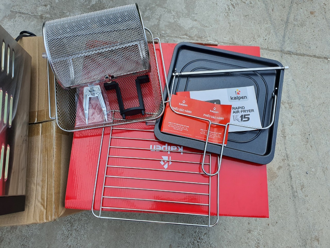 [HÀNG CHÍNH HÃNG] Nồi Chiên Không Dầu Cao Cấp Kalpen K15 ( bỏ mã không có hàng)