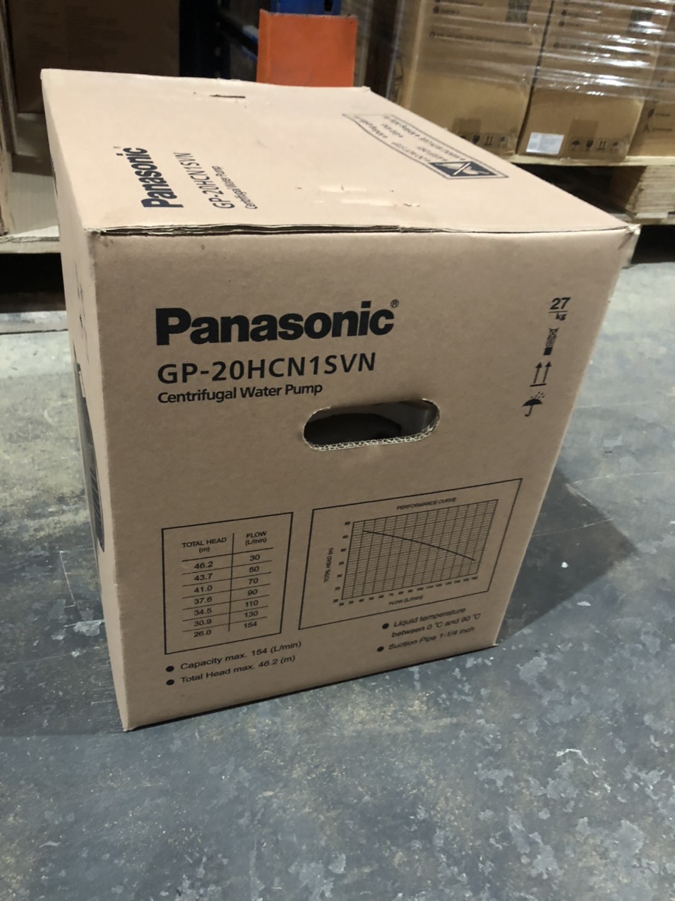 [CHÍNH HÃNG] Máy bơm ly tâm trục ngang Panasonic GP-20HCN1SVN - 2HP