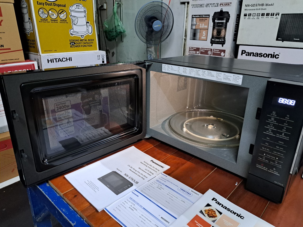 [PANASONIC | ST65JBYUE] [CHÍNH HÃNG] LÒ VI SÓNG PANASONIC NN-ST65JBYUE